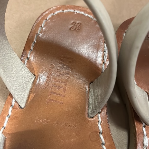 CASTELL Handmade MIBO Menorca TAUPE KIDS AVARCAS size EU 28 US 11 - Picture 6 of 12